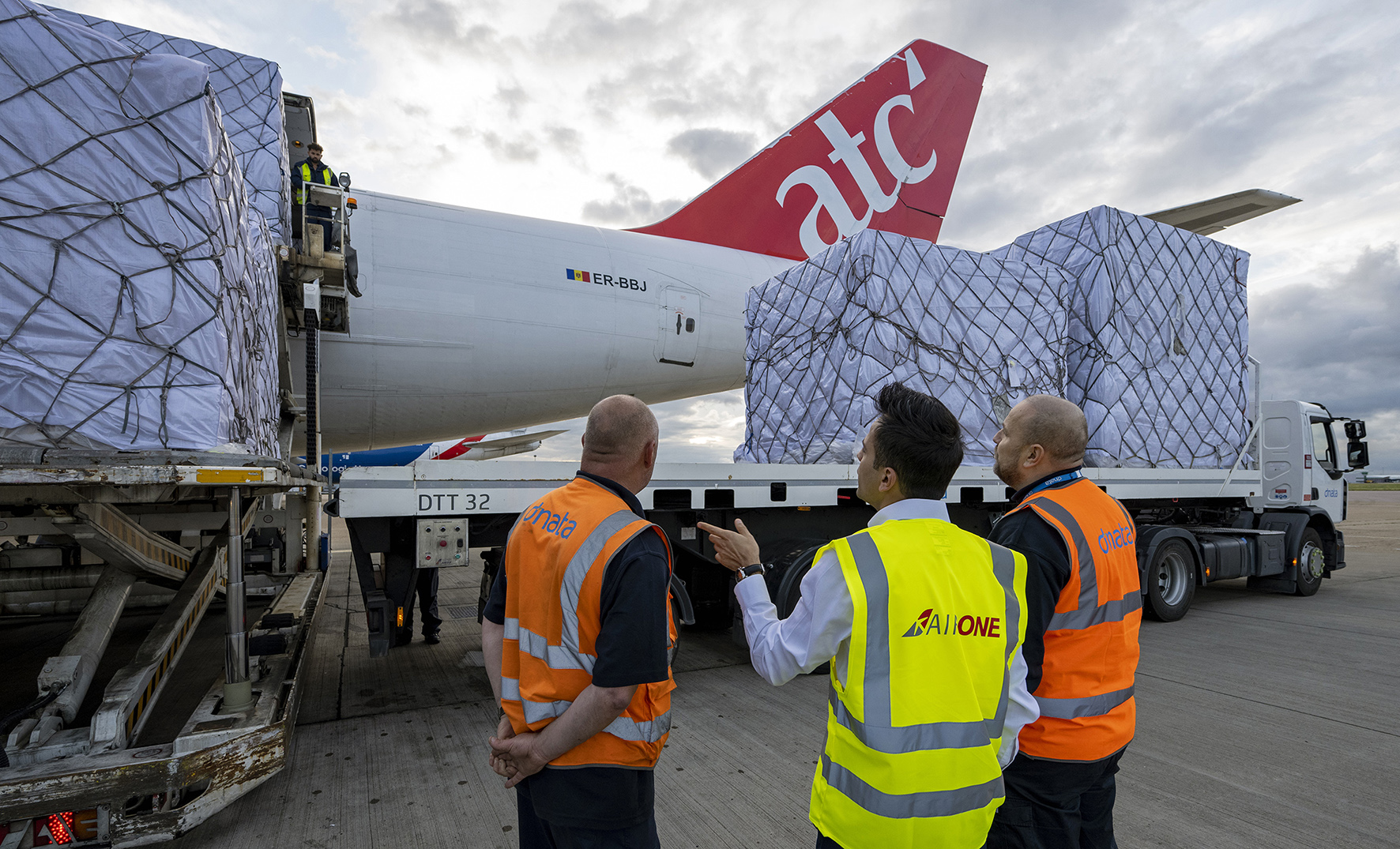 AEROTRANSCARGO-flight-offloading-cargo-at-London-Heathrow-Airport-